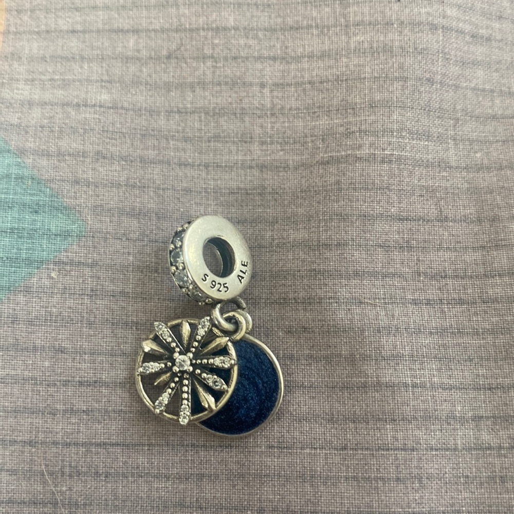 2 charms New Pandora Genuine Dazzling Wishes Fireworks Charm and circle of love